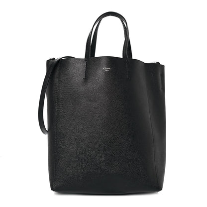 Celine Grained Calfskin Small Vertical Cabas Black 1 of 9