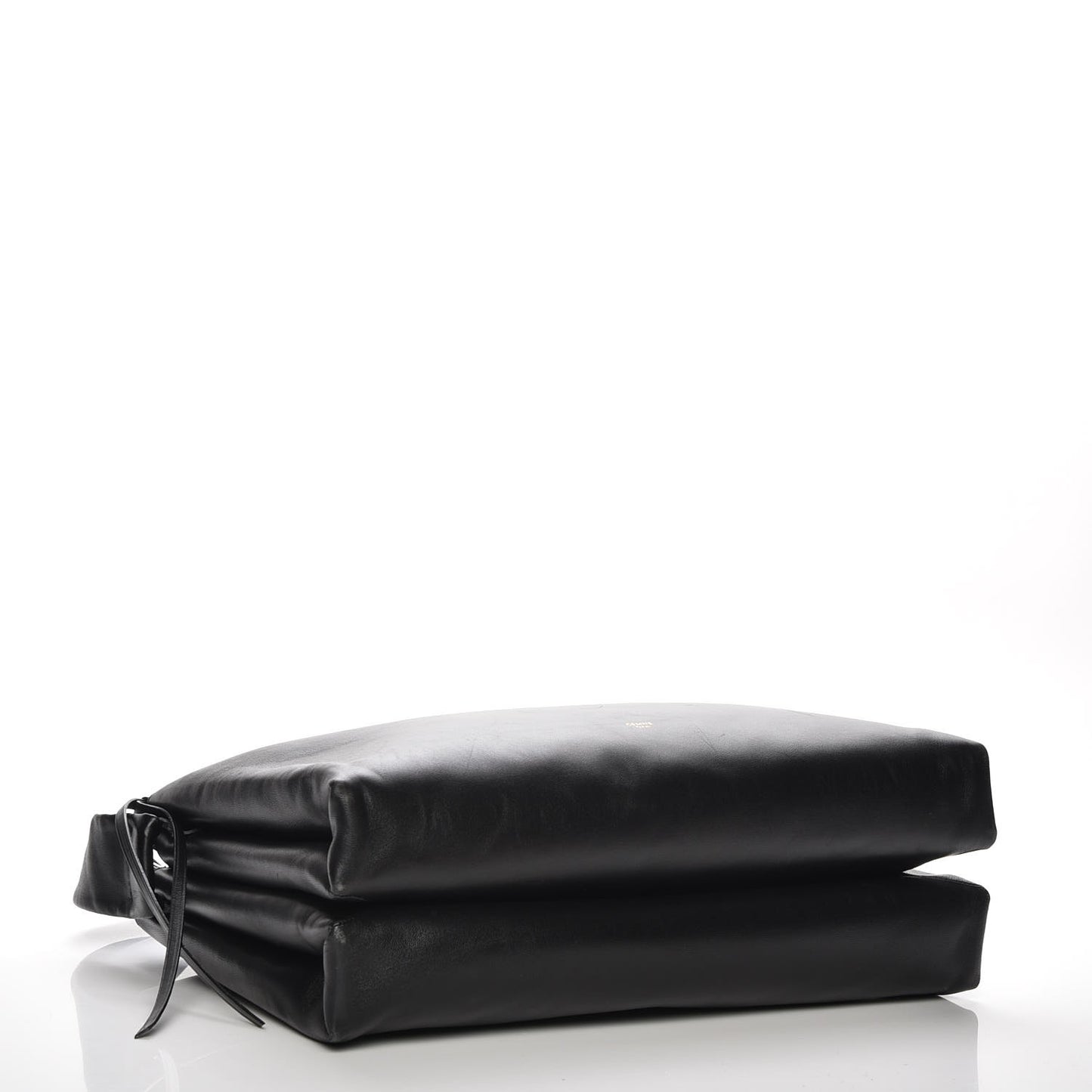 Lambskin Medium Knotted Bag Black