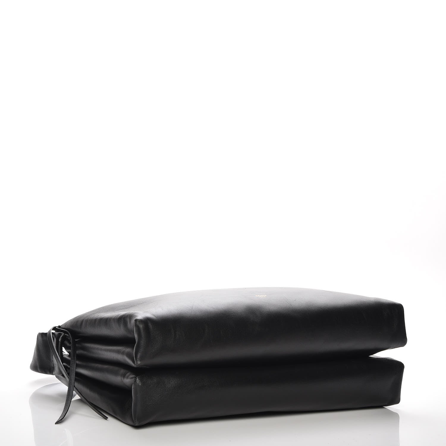 Celine Lambskin Medium Knotted Bag Black 4 of 7