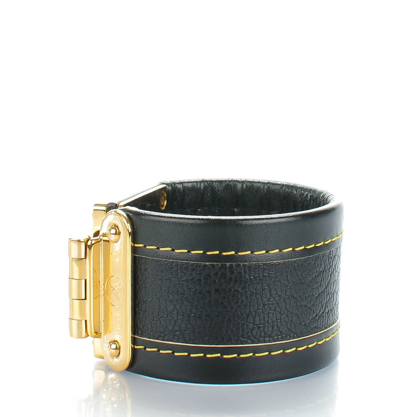 Chèvre Suhali S Lock Bracelet Small Black