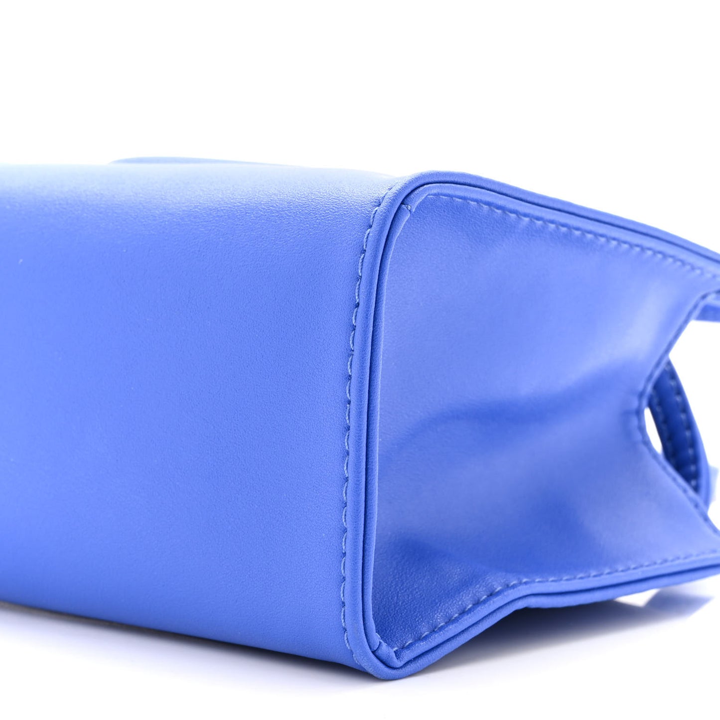 Vegan Leather Small Shopping Bag Painters Tape