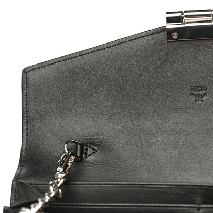 MCM Visetos Large Patricia Wallet On Chain Black 13 of 15