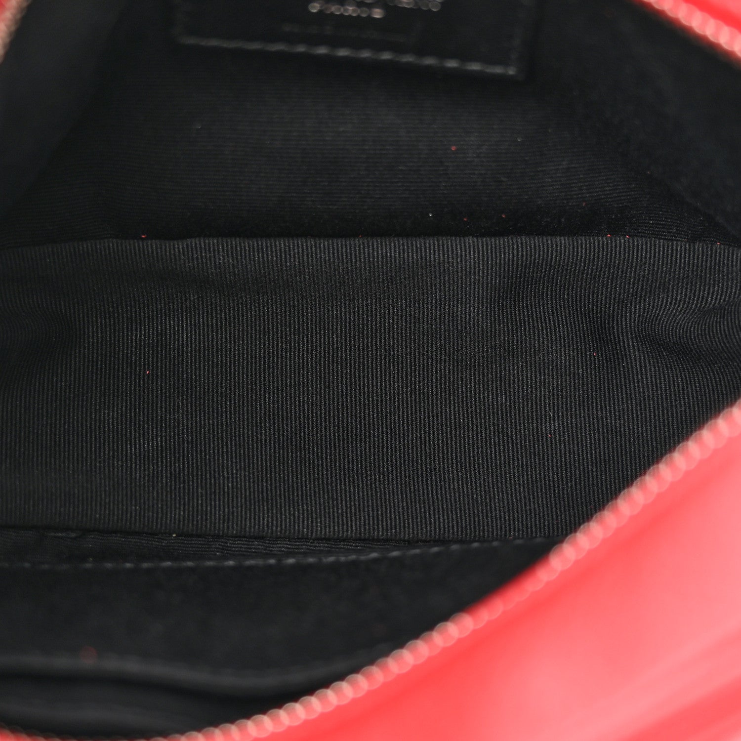Saint Laurent Lambskin Monogram Lou Belt Bag Red 5 of 12
