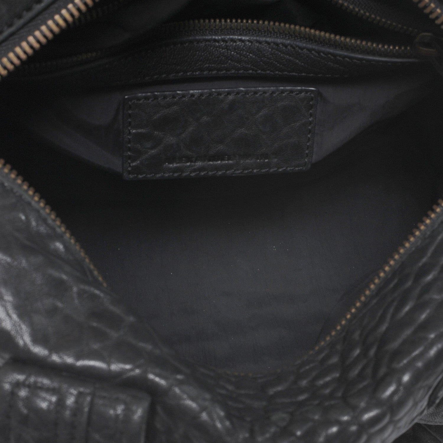 Alexander Wang Leather Rocco w Antique Brass Hardware Black 5 of 6