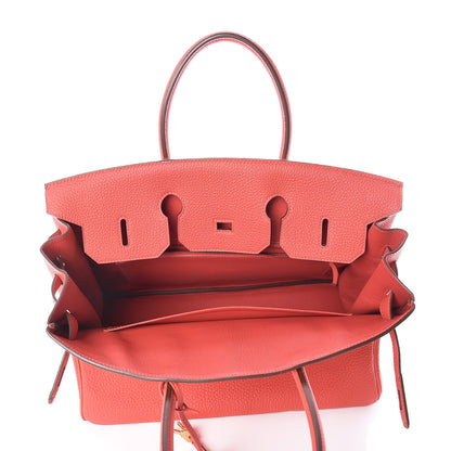 Hermes Togo Birkin 35 Rouge Pivoine 13 of 29