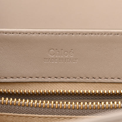 Chloe Shiny Calfskin Suede Small C Double Carry Bag Motty Grey 6 of 10