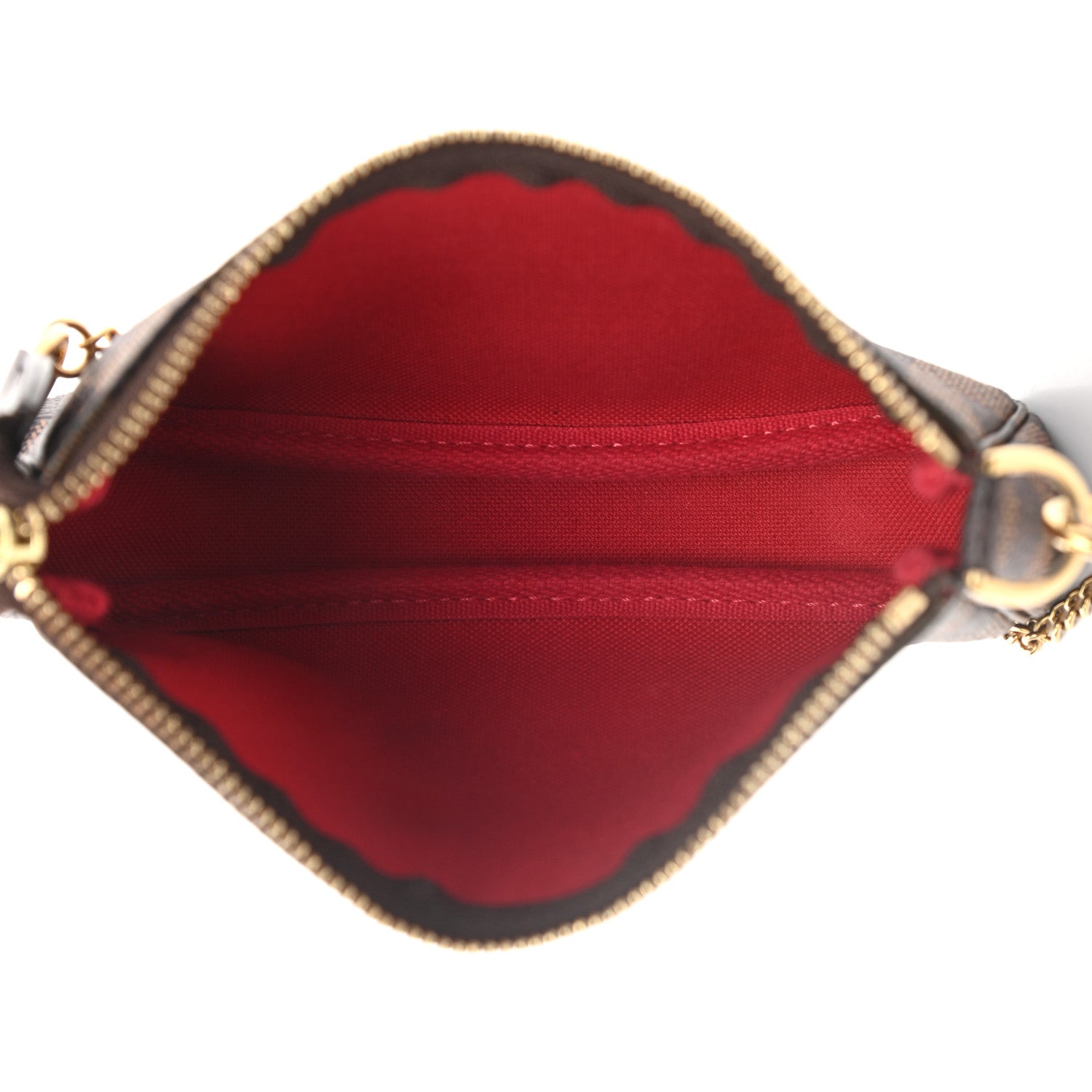 Louis Vuitton Damier Ebene Mini Pochette Accessories 5 of 7