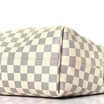 Louis Vuitton Damier Azur Graceful MM Rose Ballerine 8 of 11
