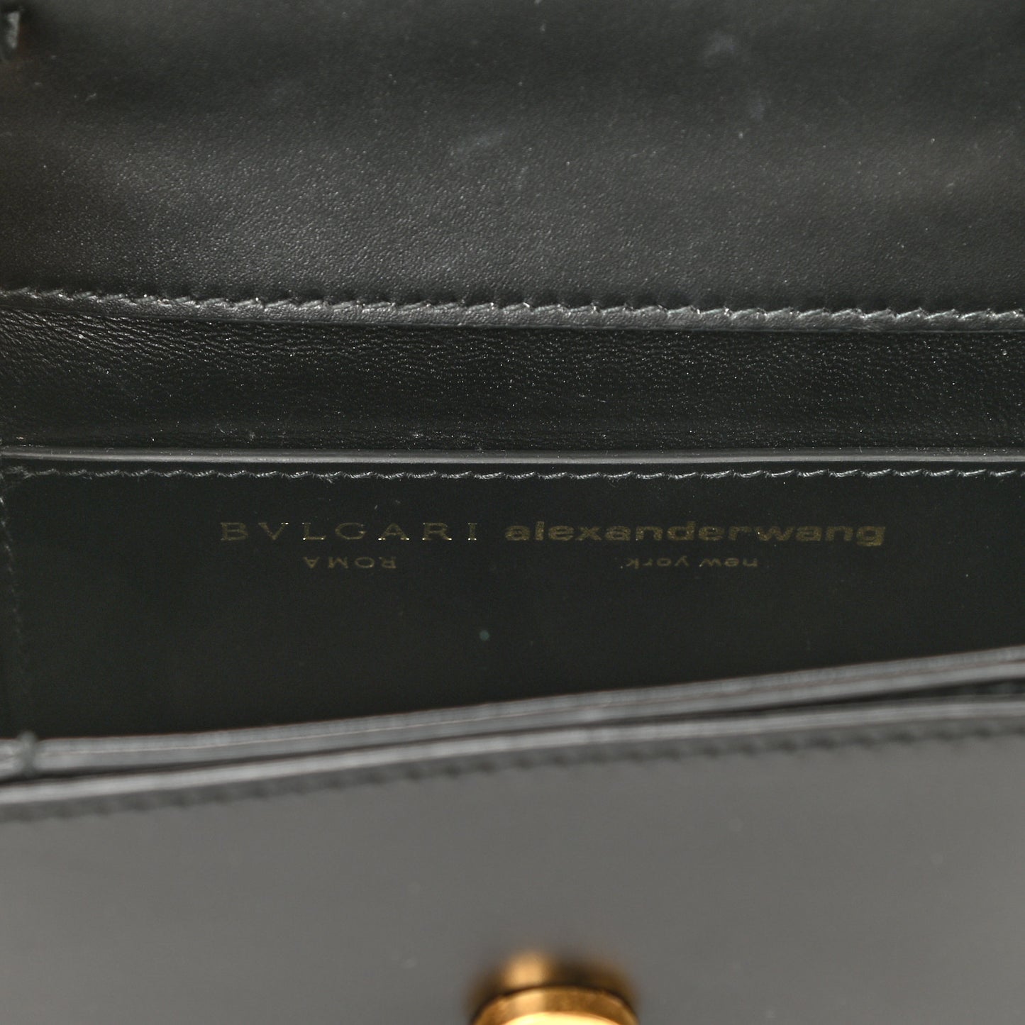 X ALEXANDER WANG Lambskin Serpenti Forever Belt Bag Black