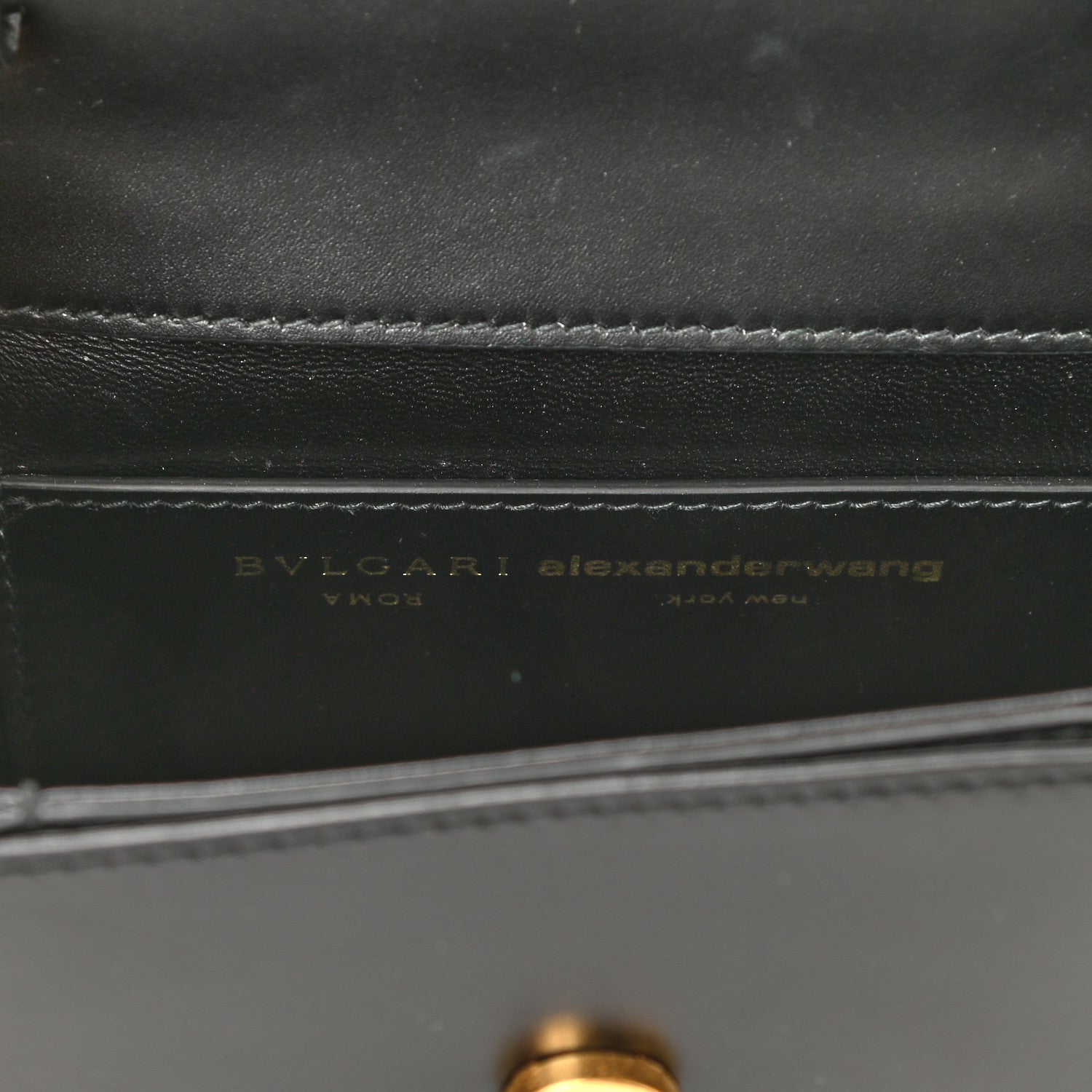Bulgari X ALEXANDER WANG Lambskin Serpenti Forever Belt Bag Black 6 of 7