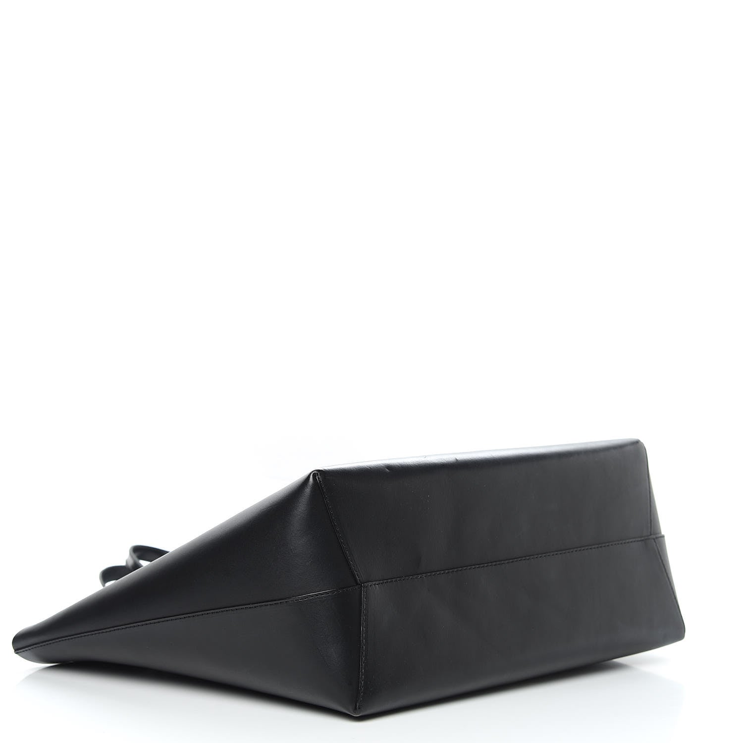 Mansur Gavriel Calfskin Large Shopping Tote Black Flamma 4 of 17