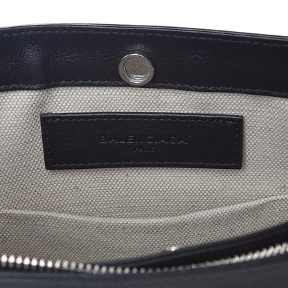 Balenciaga Cotton Canvas Pochette Crossbody Bag Black 7 of 9