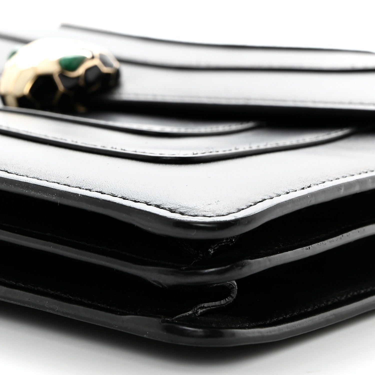 Bulgari Calfskin Serpenti Forever Crossbody Bag Black 11 of 11