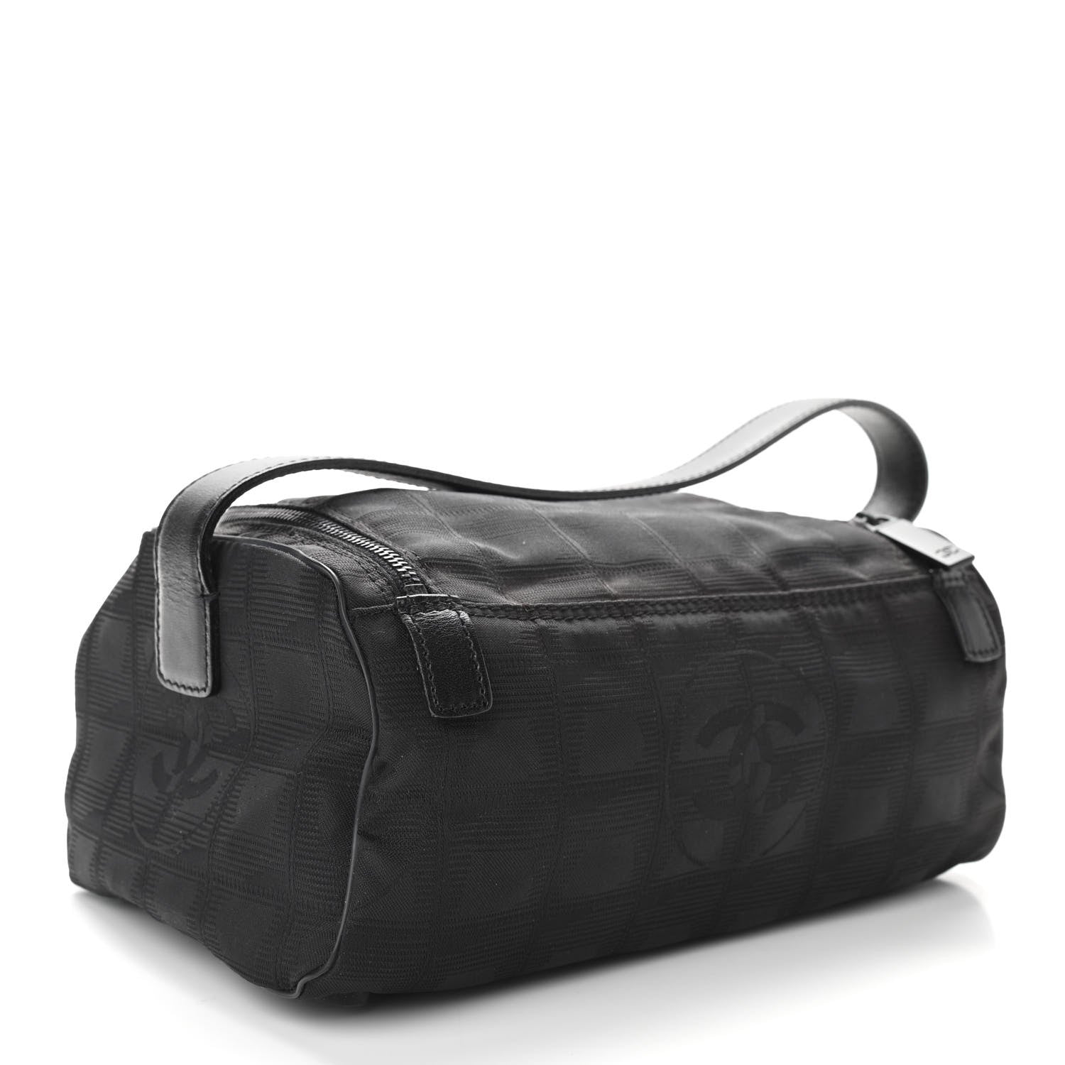 Chanel Nylon Travel Cosmetic Case Black 3 of 10