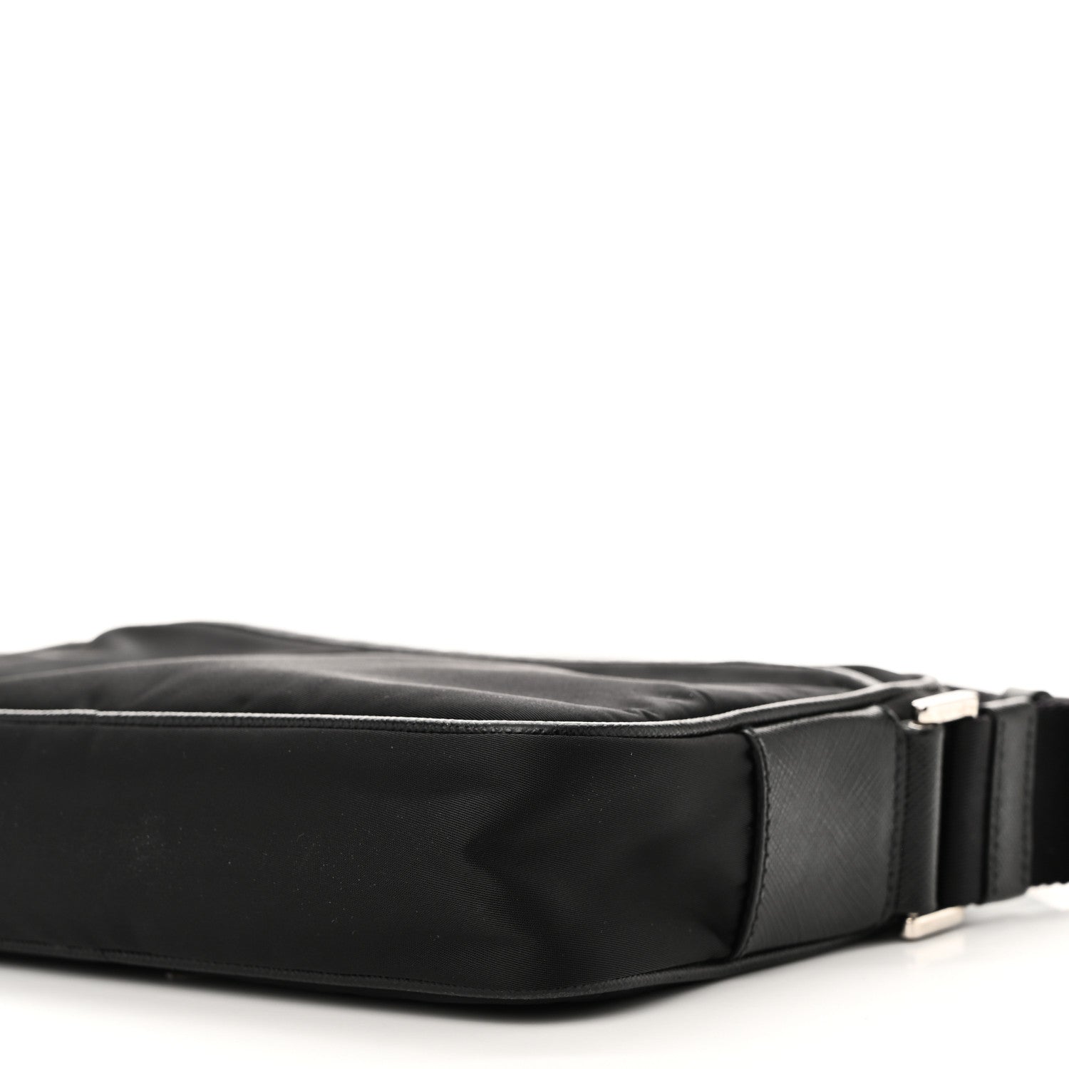 Prada Tessuto Nylon Saffiano Logo Camera Bag Black 9 of 11