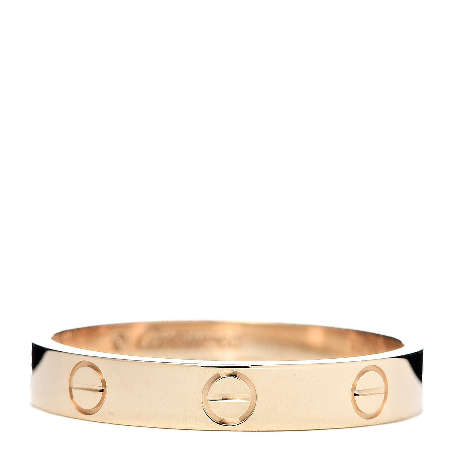 Cartier 18K Yellow Gold 3.5mm LOVE Wedding Band Ring 60 9 1 of 4