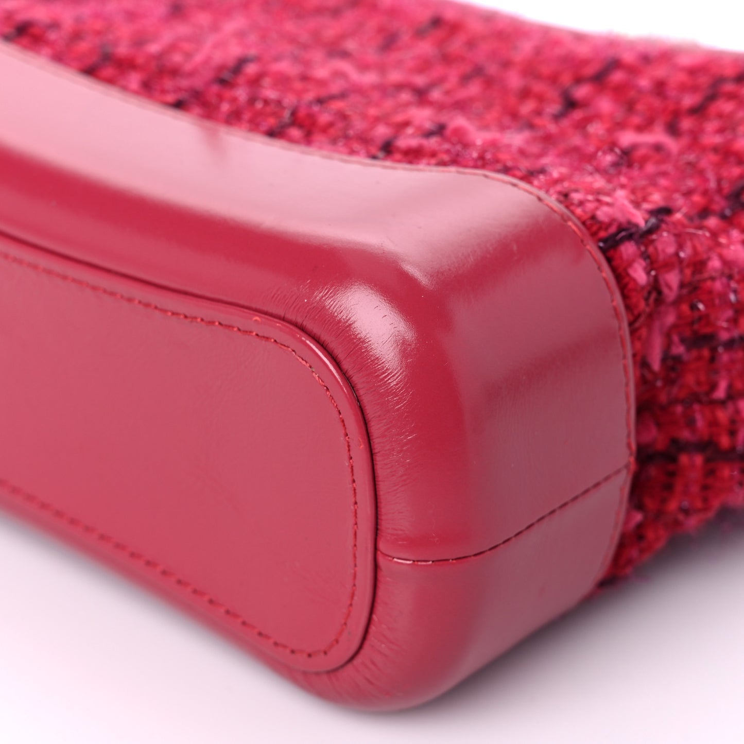 Tweed Calfskin Small Gabrielle Hobo Pink