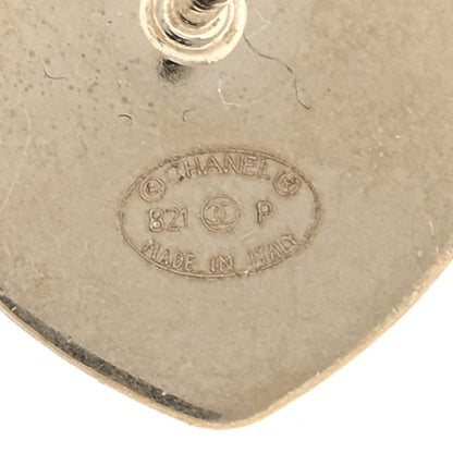 Chanel Metal Strass Crystal Quilted CC Heart Scissors Perfume Brooch Set Gold 3 of 3