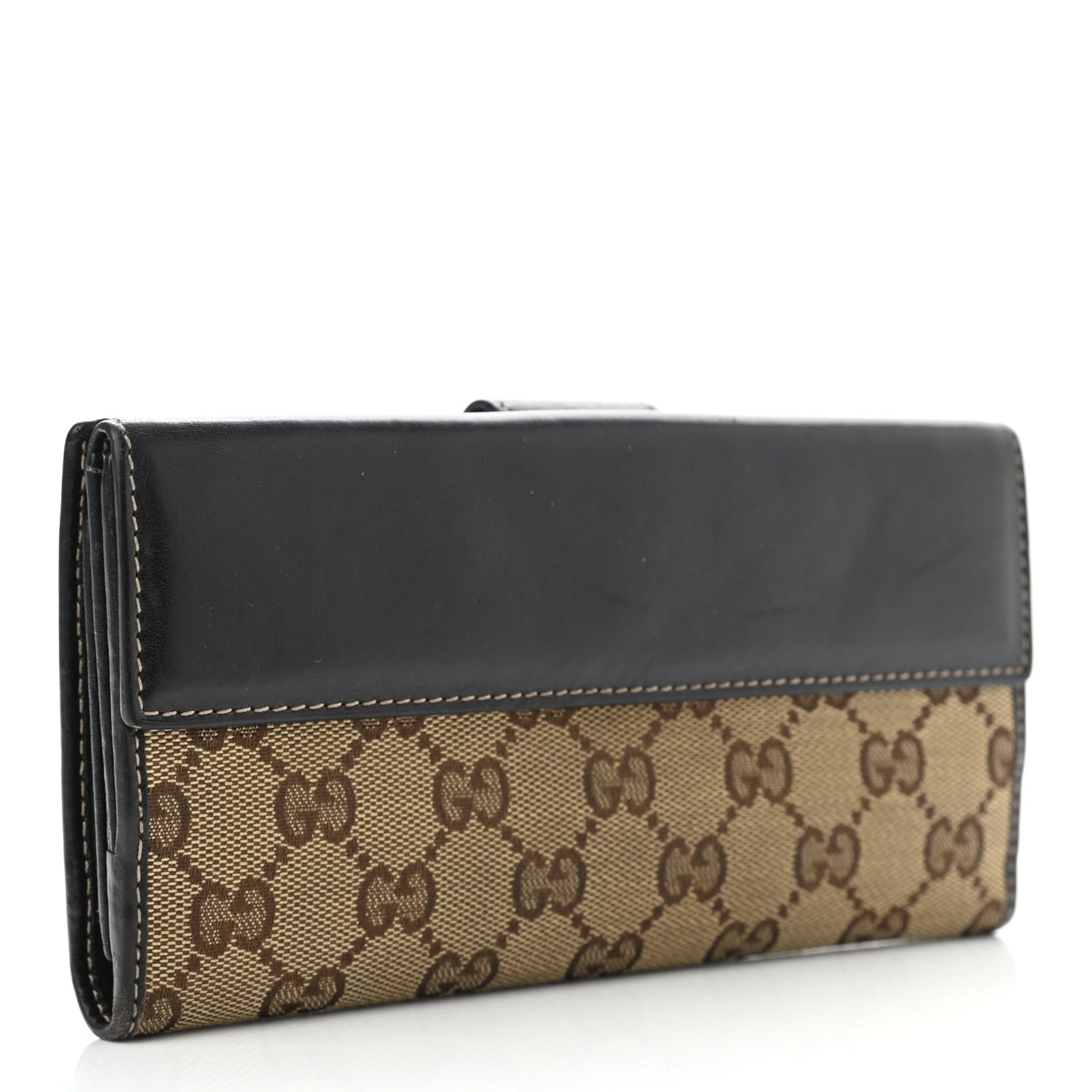 Monogram Heart Continental Wallet Dark Brown