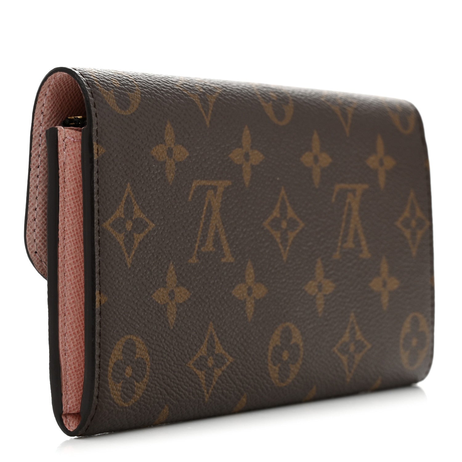 Louis Vuitton Monogram Emilie Wallet Rose Ballerine 3 of 8