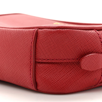 Prada Saffiano Mini Camera Crossbody Bag Fuoco 8 of 17