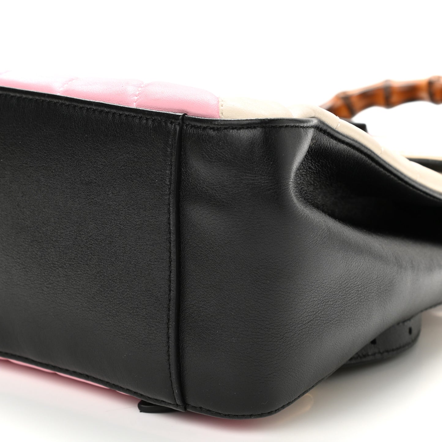 Calfskin Bamboo Trapuntata Queen Margaret Backpack Blue Agata Hibiscus Red Mystic White Sugar Pink
