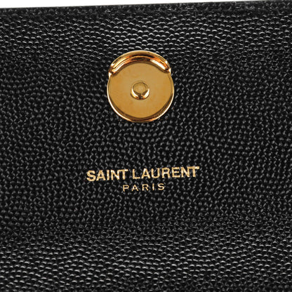Saint Laurent Grain De Poudre Small Monogram Kate Satchel Black 6 of 6