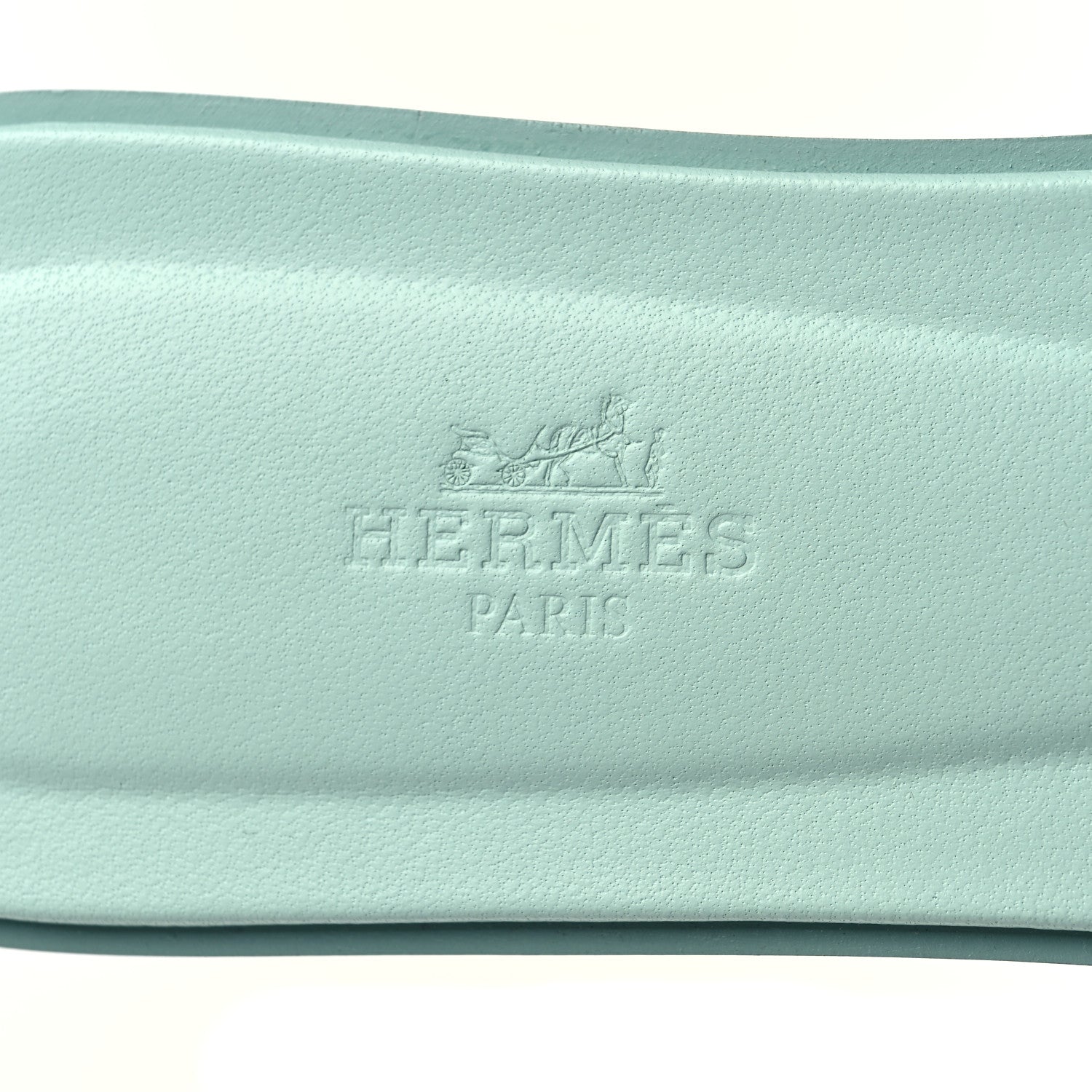 Hermes Epsom Oran Sandals 39 Vert Embrun 9 of 11