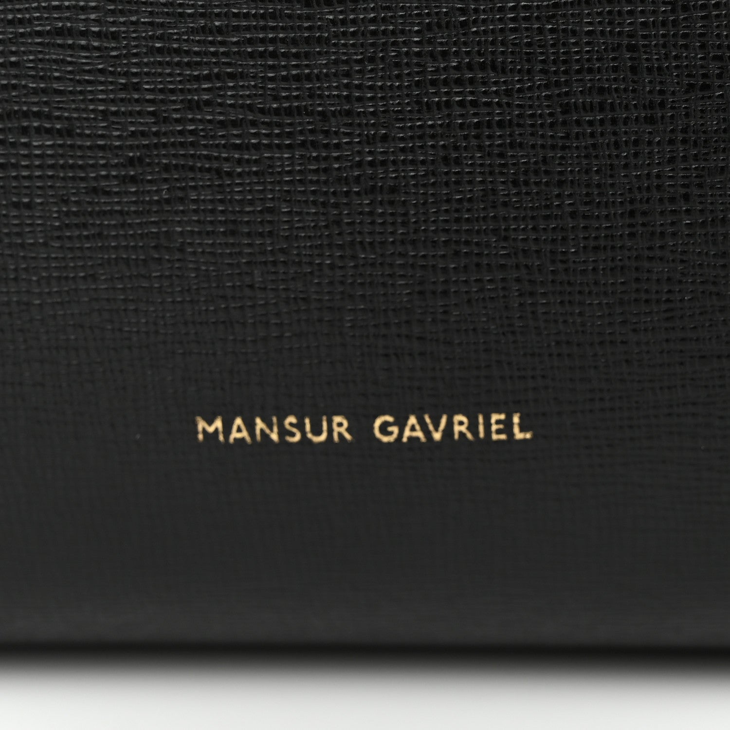 Mansur Gavriel Calfskin Mini Bucket Bag Black Royal Blu 7 of 12