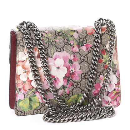 Gucci GG Supreme Monogram Blooms Mini Dionysus Shoulder Bag Beige Multicolor Dry Rose 3 of 12
