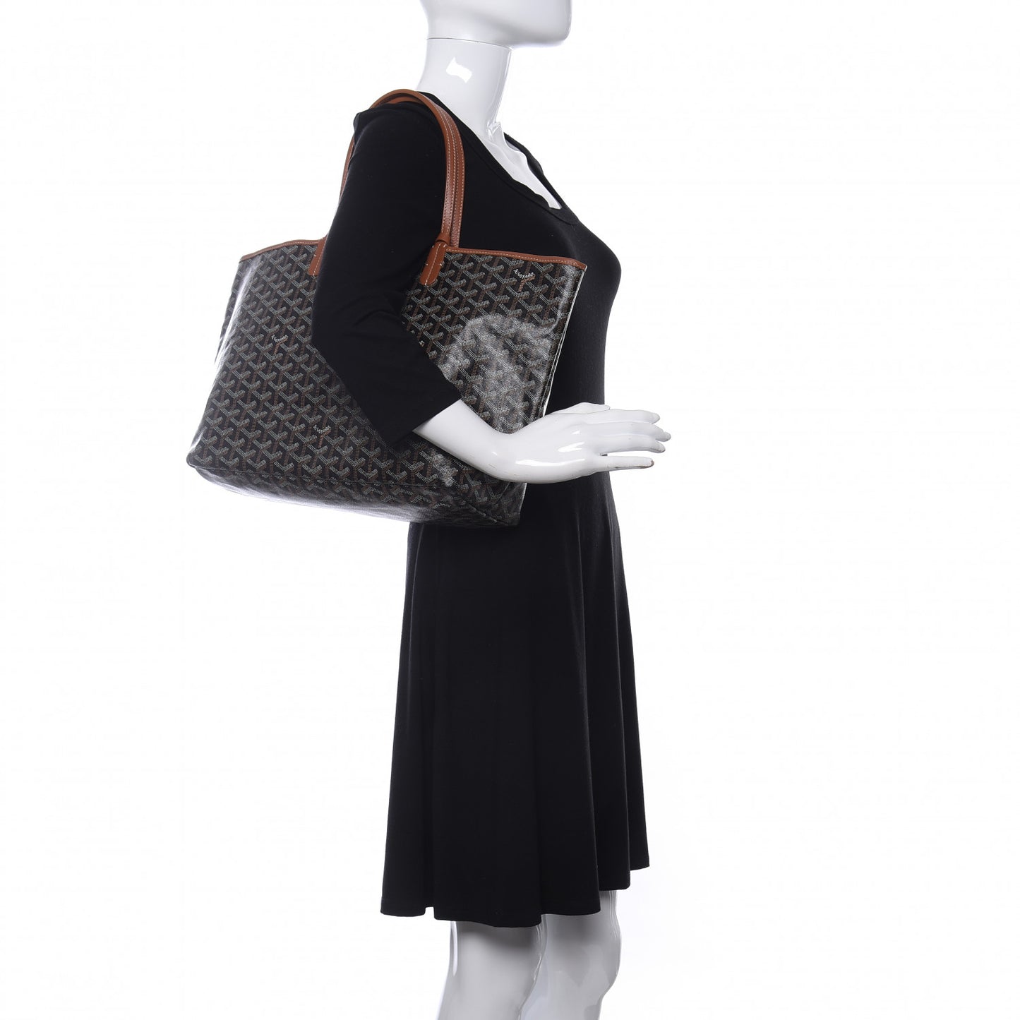 Goyardine Saint Louis PM Black Gold