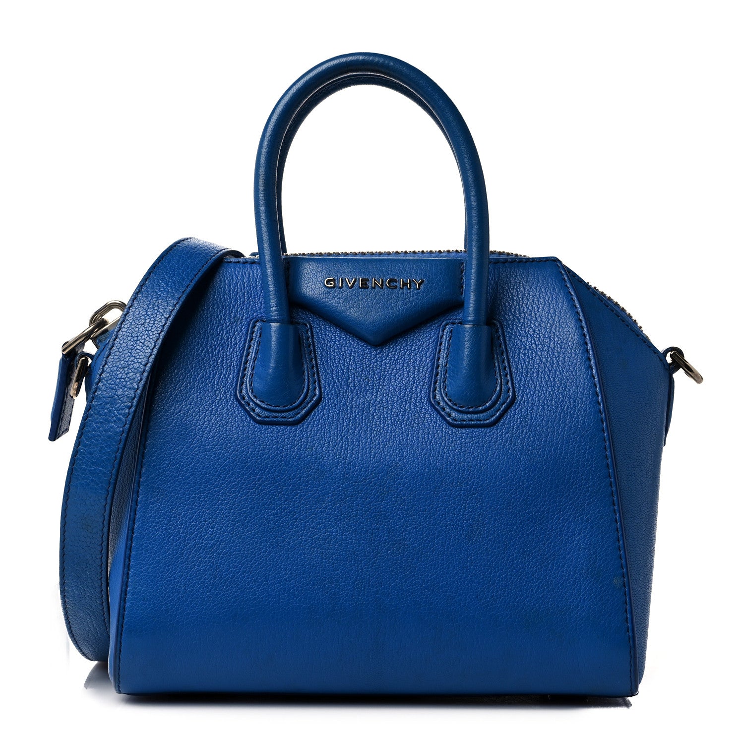 Givenchy Sugar Goatskin Mini Antigona Indigo Blue 1 of 8