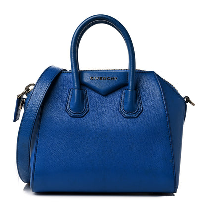 Givenchy Sugar Goatskin Mini Antigona Indigo Blue 1 of 8