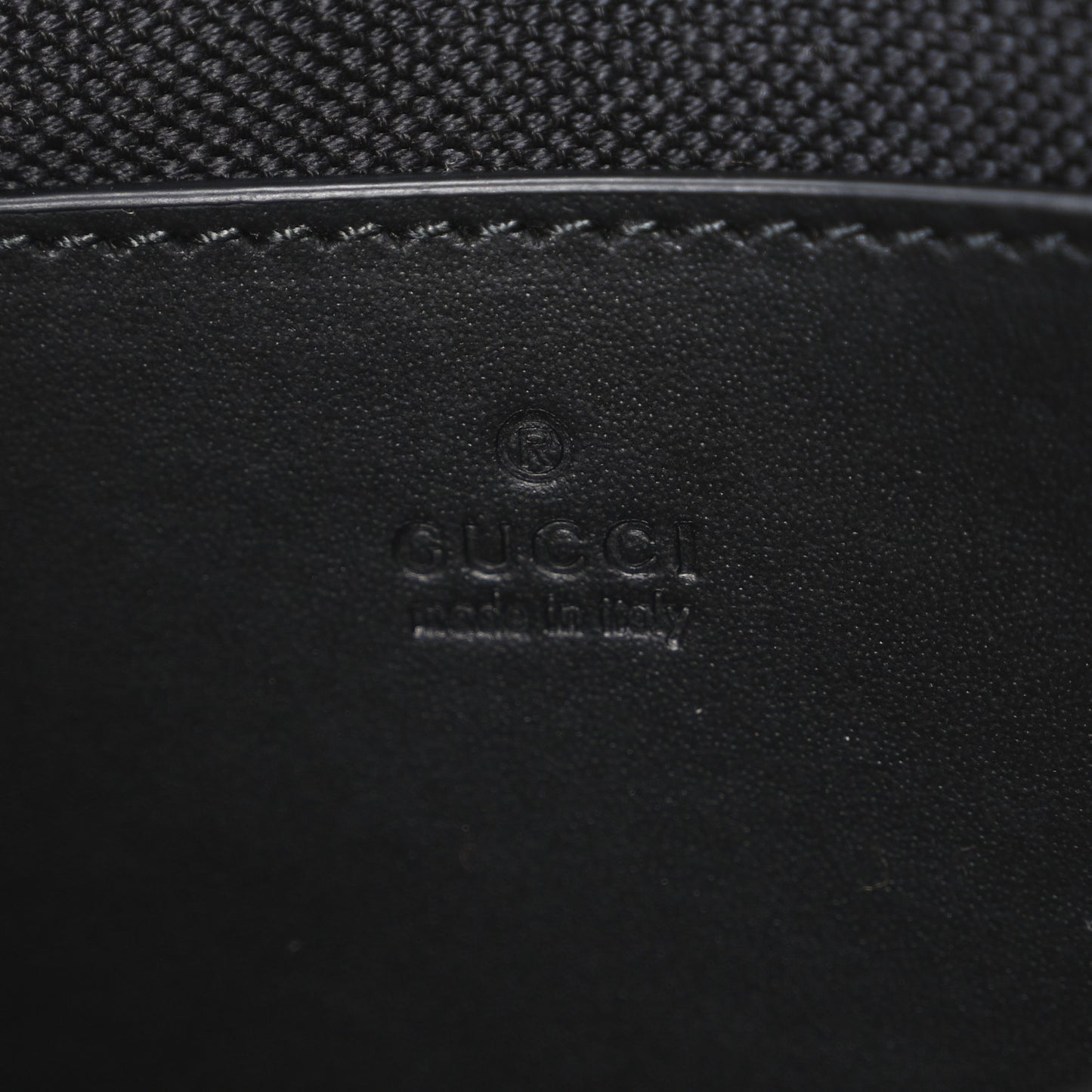 Gilbert Calfskin GG Super Mini Shoulder Bag Black