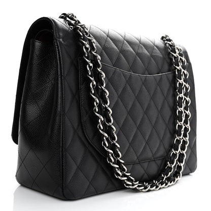 Chanel Caviar Quilted Maxi Double Flap Black 3 of 14