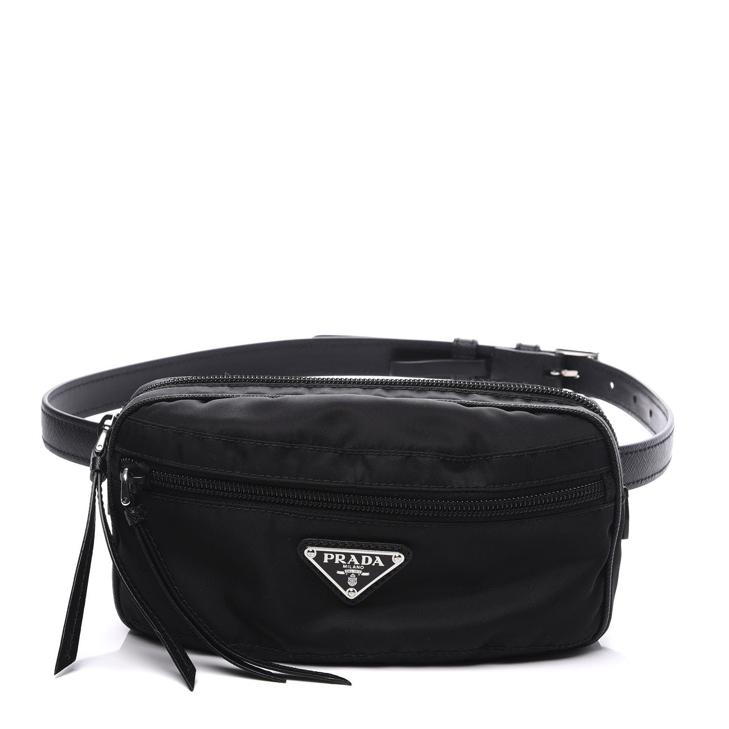Prada Tessuto Nylon Saffiano Belt Bag Blue 1 of 9