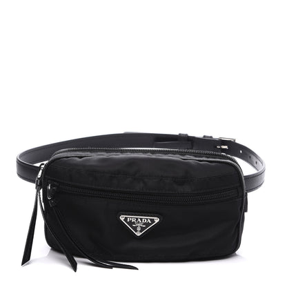 Prada Tessuto Nylon Saffiano Belt Bag Blue 1 of 9