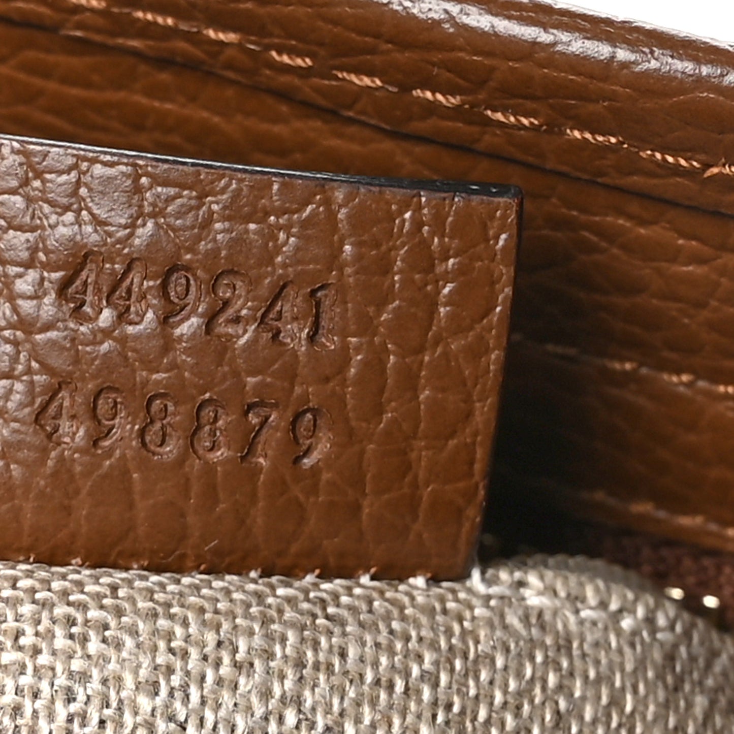 Monogram Small Bree Tote Beige Tabacco