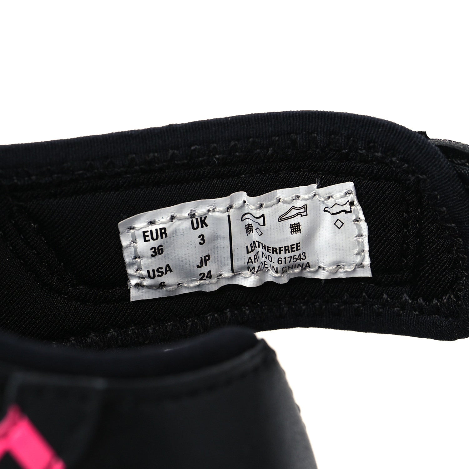 Balenciaga Rubber Neoprene Bi-Color Womens Track Sandals 36 Black Fluo Pink 7 of 7
