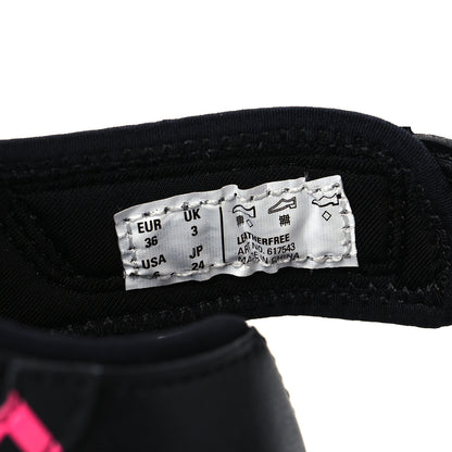 Balenciaga Rubber Neoprene Bi-Color Womens Track Sandals 36 Black Fluo Pink 7 of 7