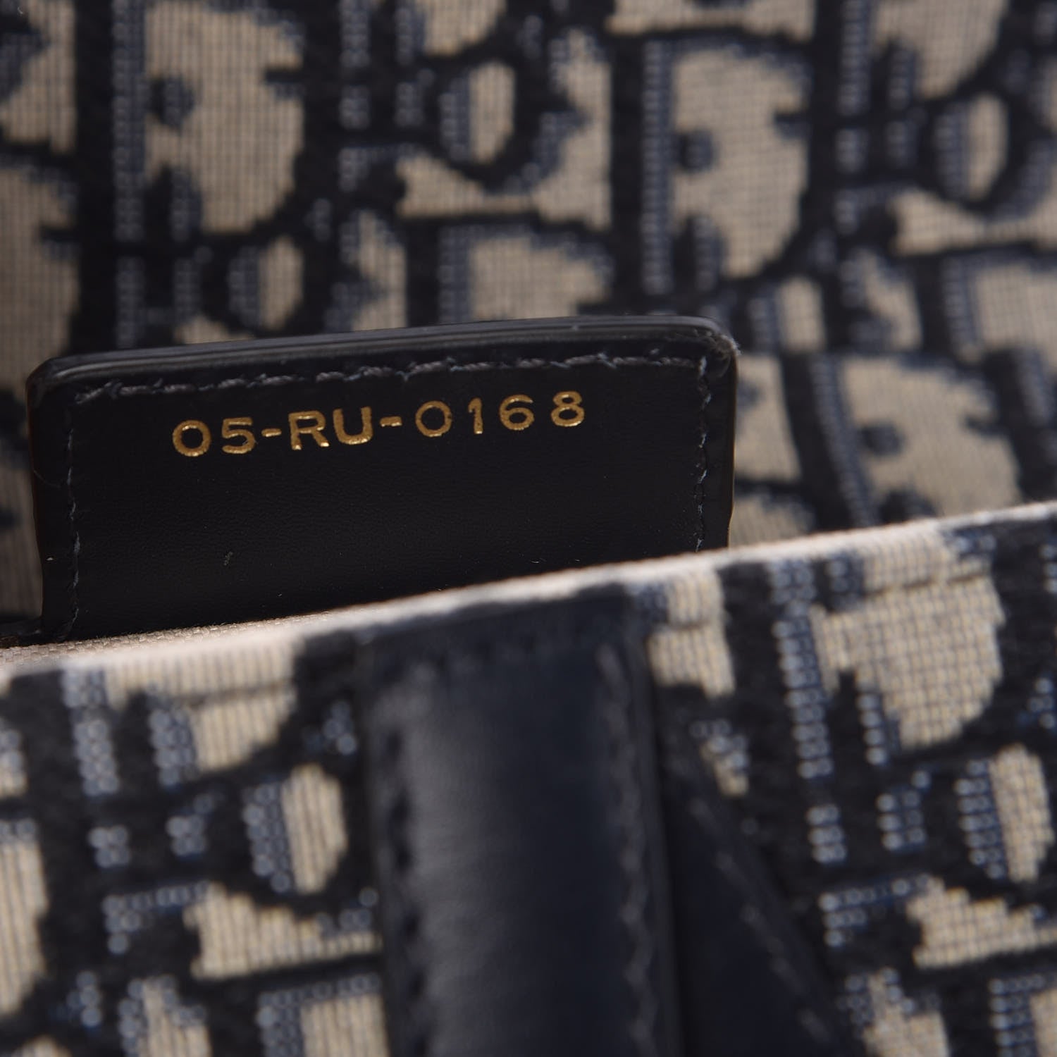 Christian Dior Oblique Saddle Bag Blue 7 of 8
