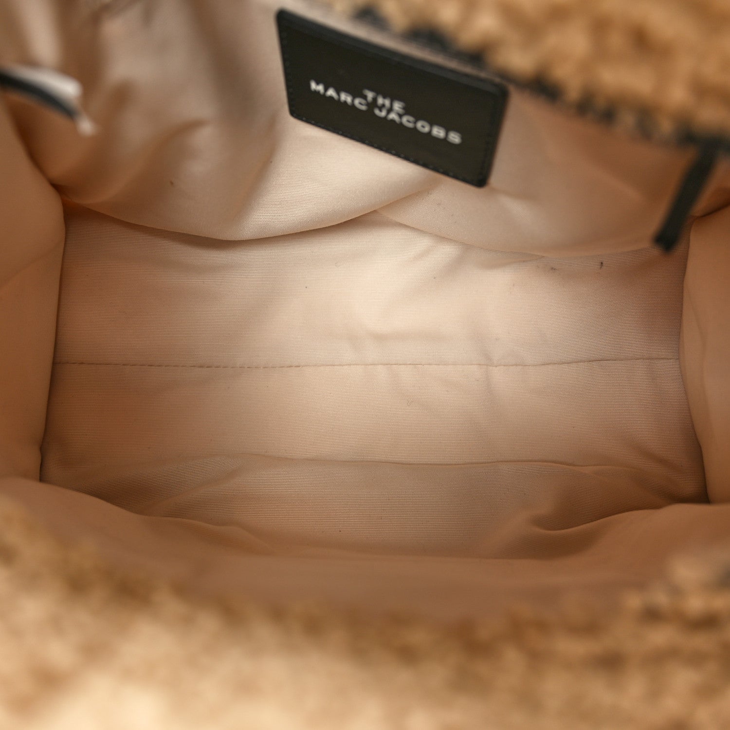 Marc Jacobs Polyester Cotton Medium The Teddy Traveler Tote Bag Beige 5 of 9
