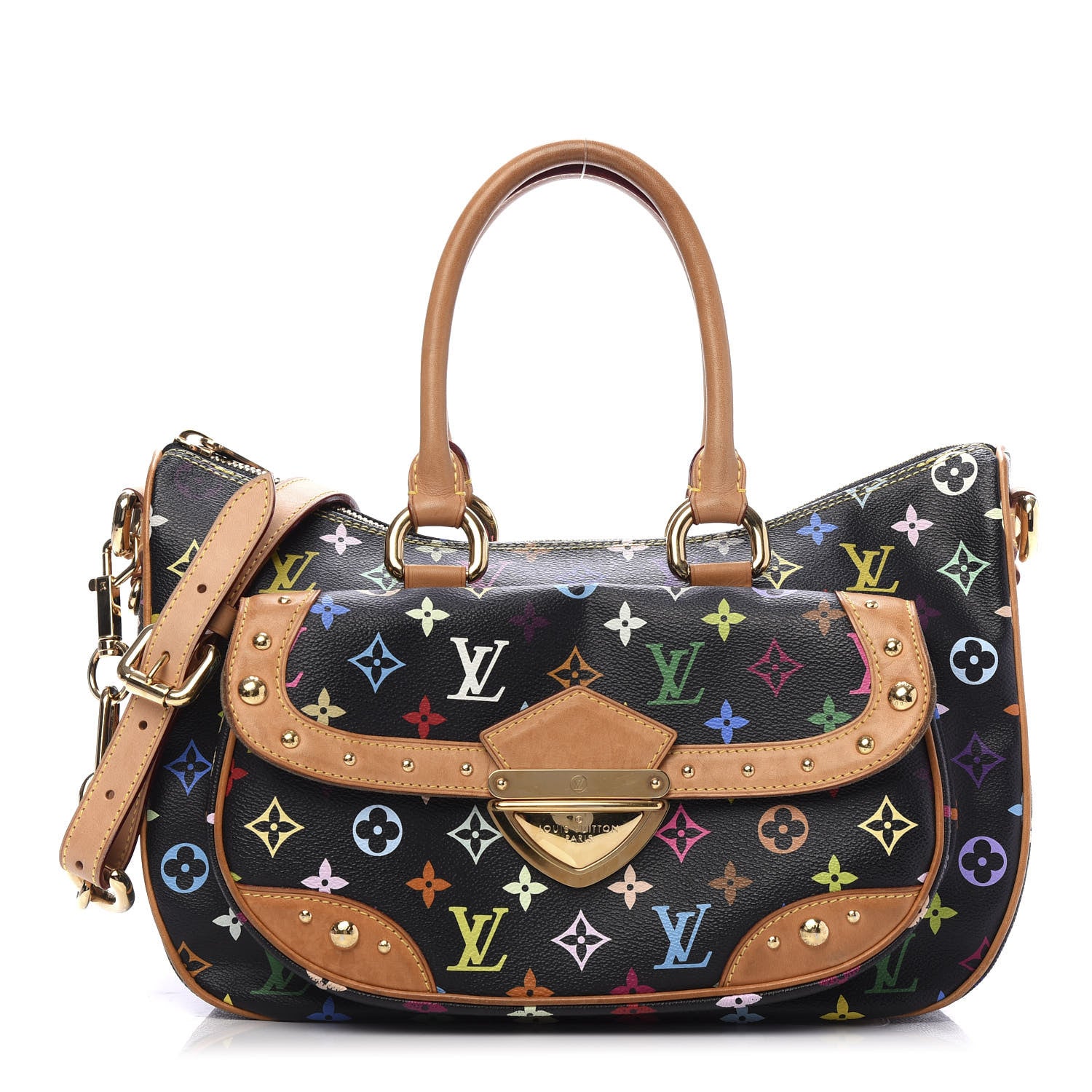 Louis Vuitton Monogram Multicolor Rita Black 1 of 14