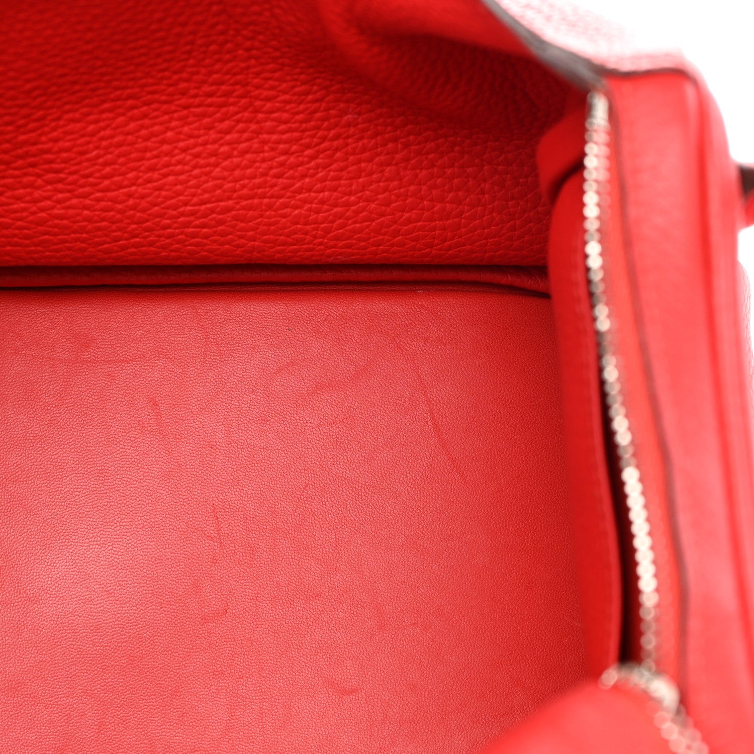 Hermes Taurillon Clemence Lindy 30 Rouge Casaque 11 of 16