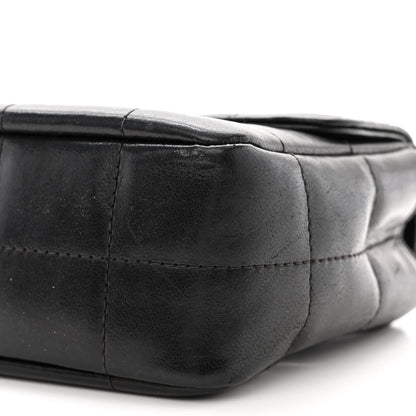 Chanel Lambskin Quilted Mini Chocolate Bar Camellia Flap Black 10 of 10