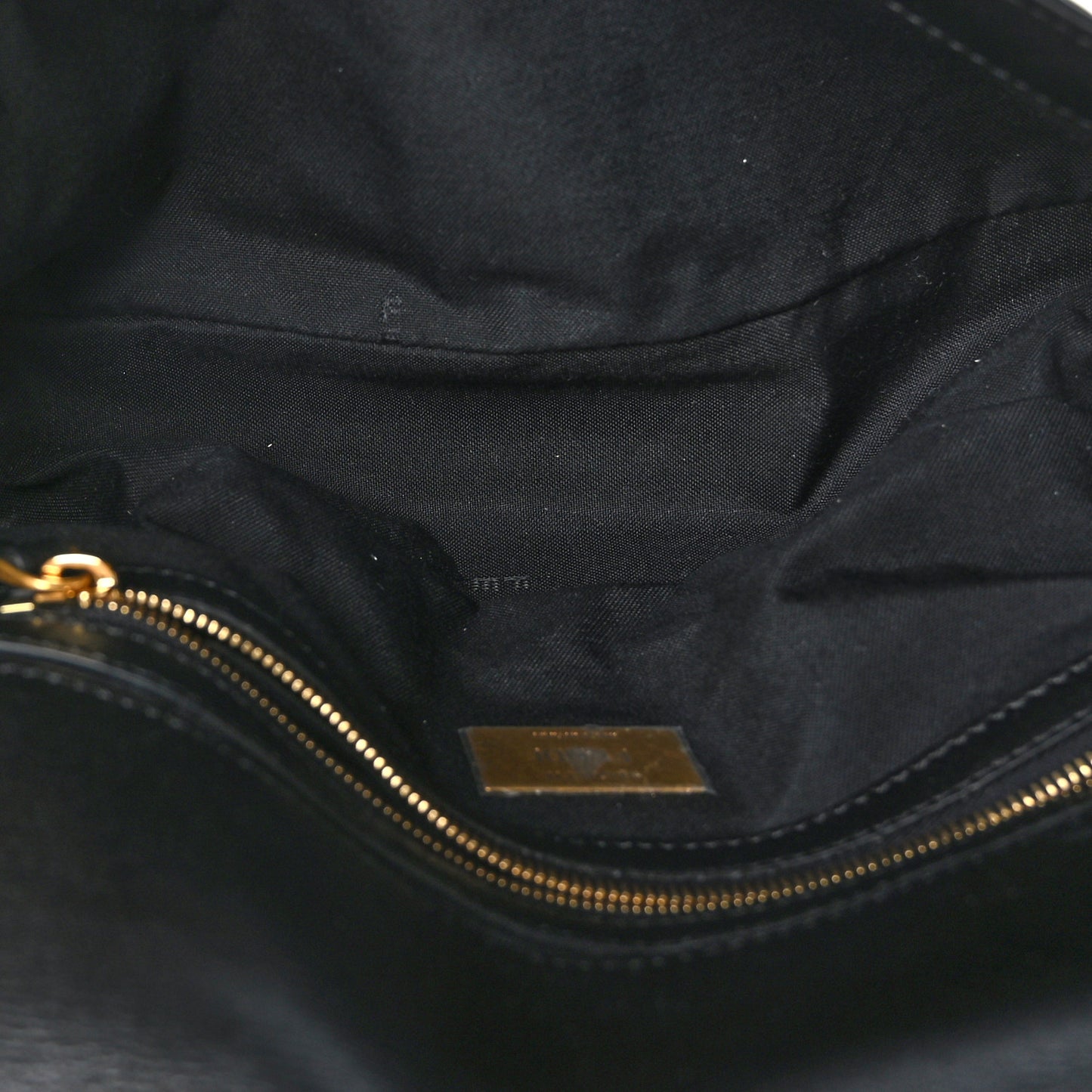 Nappa FF 1974 Embossed Baguette Black