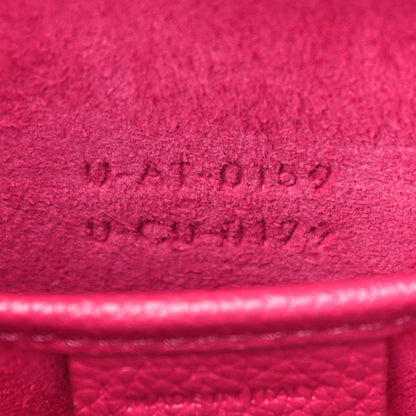 Celine Drummed Calfskin Nano Luggage Fuchsia 8 of 10