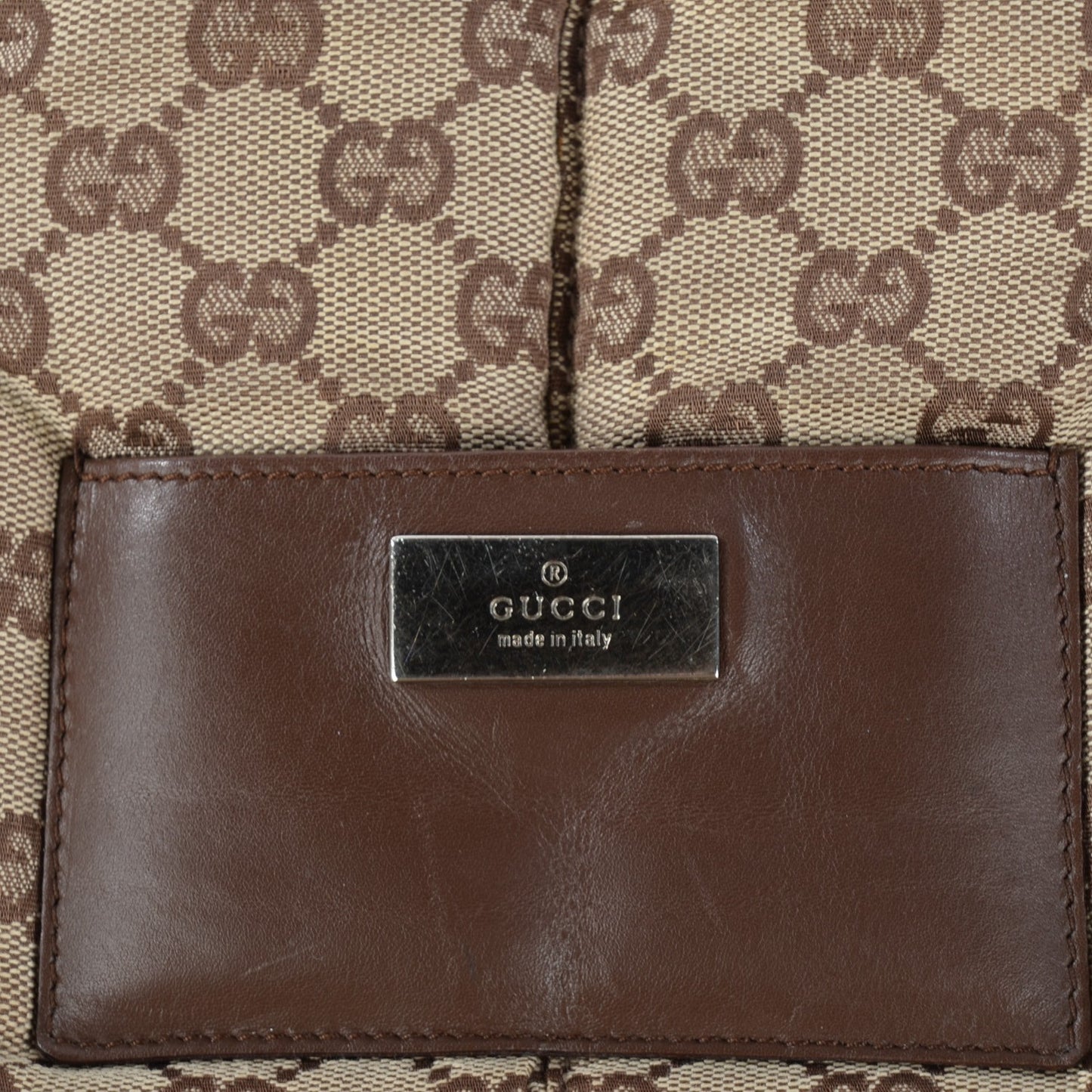 Monogram Baby Carrier Brown