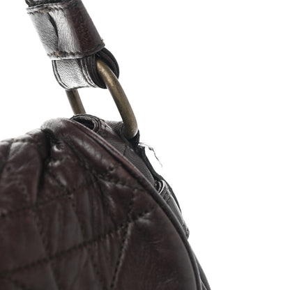 Christian Dior Lambskin Cannage Shoulder Bag Dark Brown 14 of 16