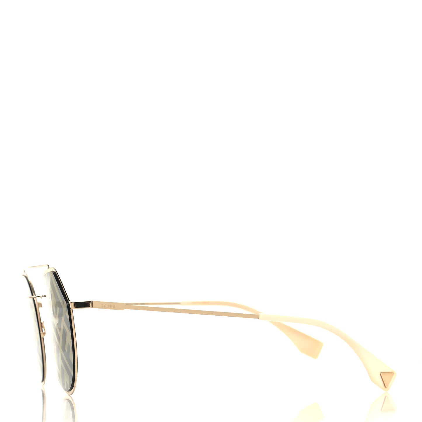 Metal Eyeline Aviator Sunglasses FF M0021/S Gold